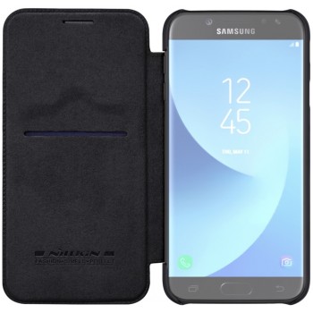 Odinis atverčiamas qin dėklas juodas Nillkin (GALAXY J5 2017)